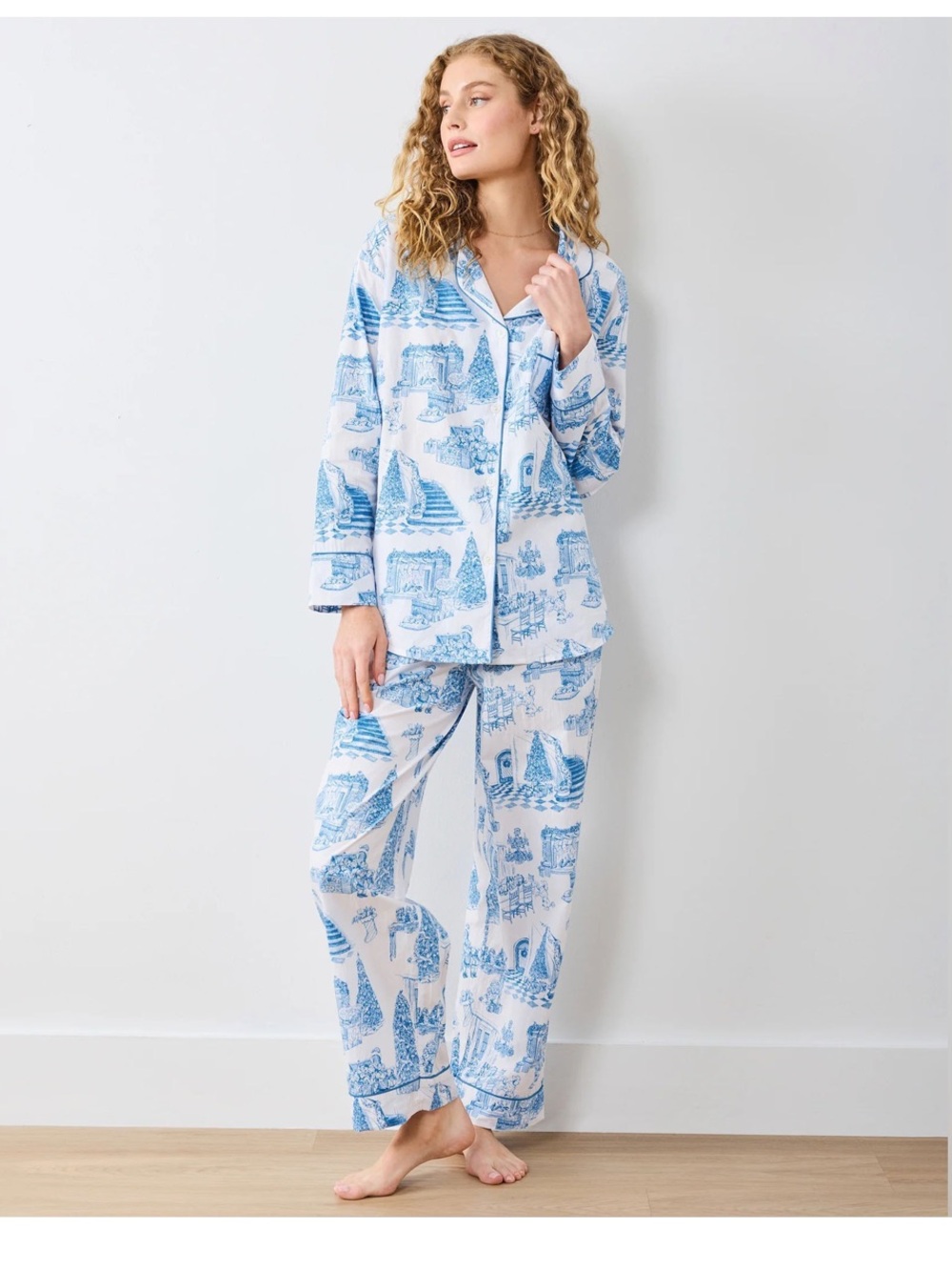 Printfresh Women’s Hollywood Holiday Print Pajamas